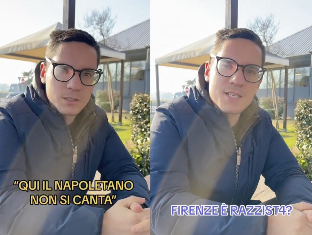 Discriminato in un locale a Firenze: “In napoletano non si canta”