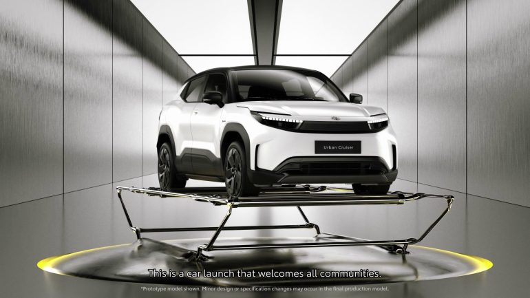 Toyota presenta il nuovo Urban Cruiser completamente elettrico