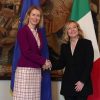 Ue, Meloni incontra Kallas