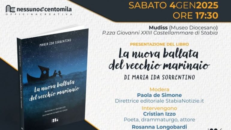 Giornata dedicata alla poesia a Castellammare: presentazione del libro di Maria Ida Sorrentino