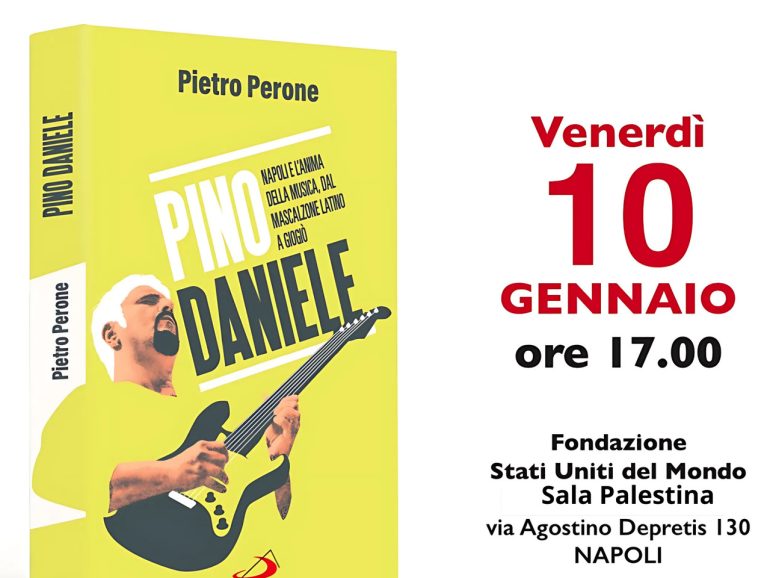 A Napoli la presentazione del nuovo libro su Pino Daniele scritto da Pietro Perone