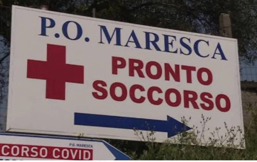 Torre del Greco, minacce al personale medico al Maresca: “T’aspett for”