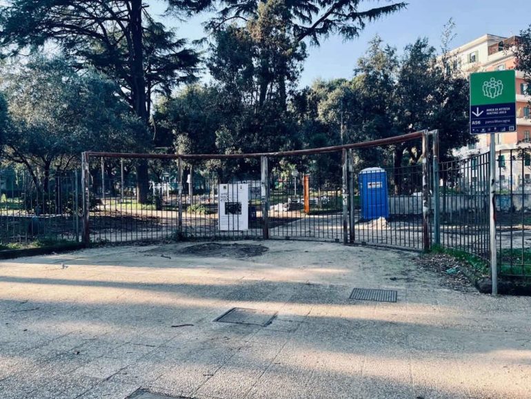 Napoli, il parco Mascagna chiuso da 500 giorni