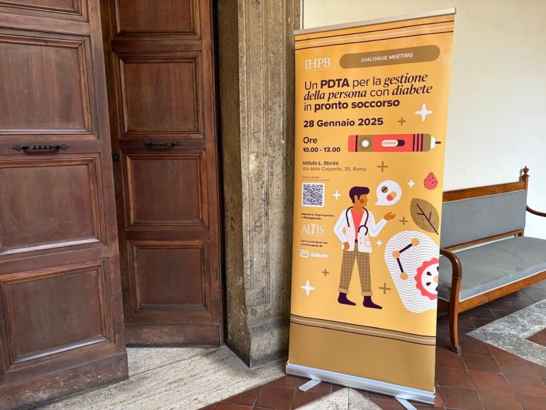 Roma, 3,5 milioni di italiani con diabete: ecco nuovo pdta per gestire emergenza
