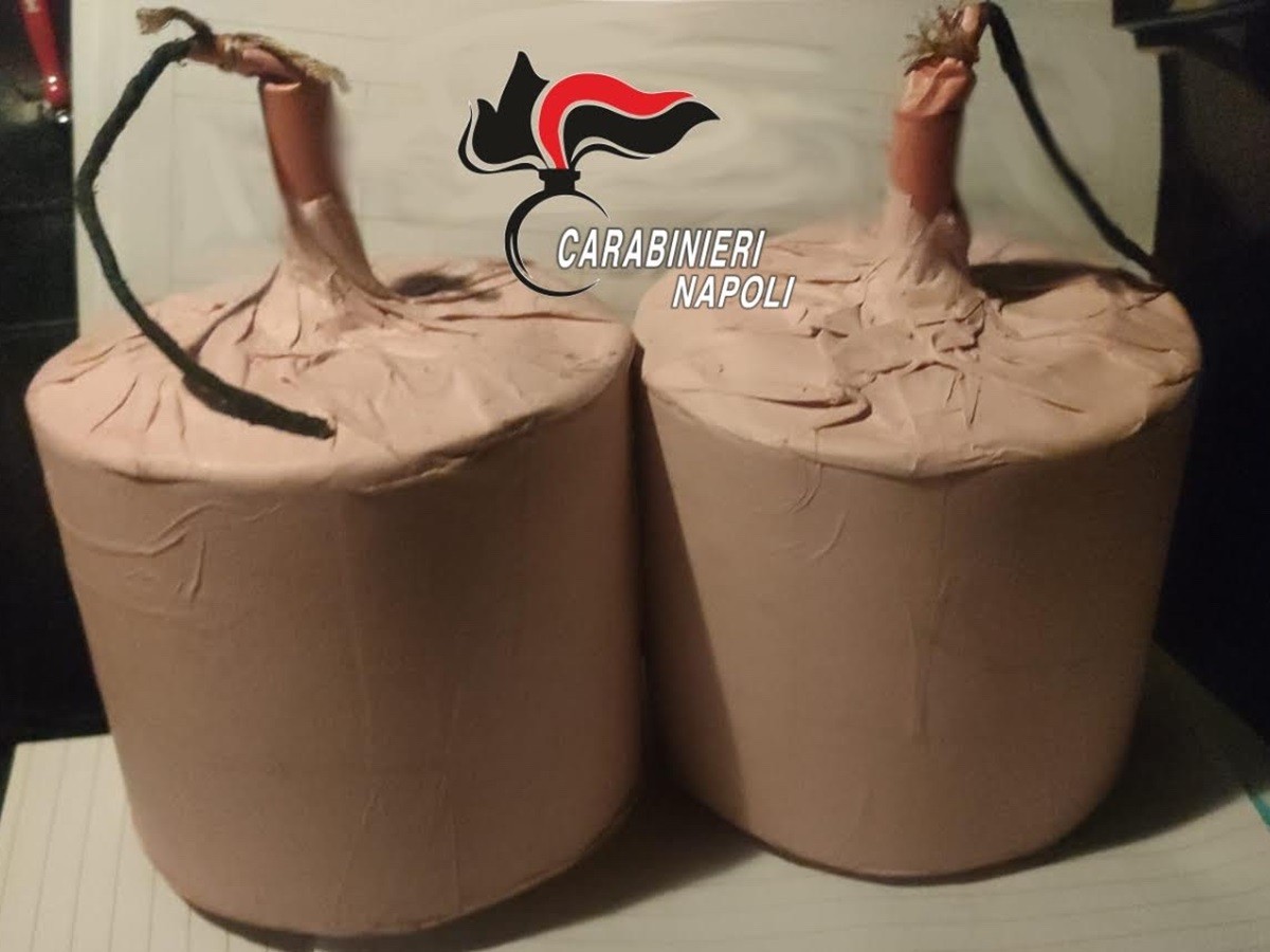San Gennaro Vesuviano, trovati in auto con 3 kg di esplosivo illegale: arrestati