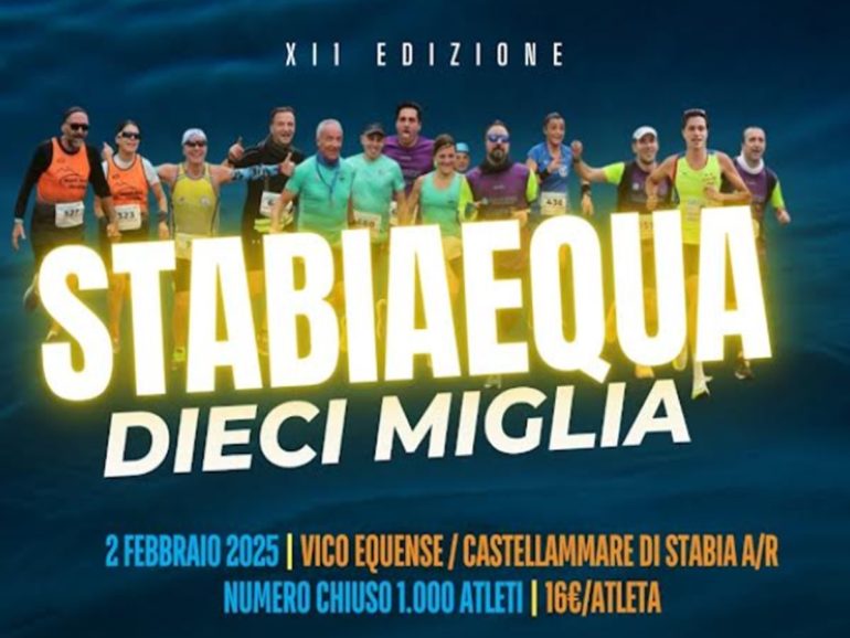 Stabiaequa Dieci Miglia 2025: al via la gara che unisce sport e panorami da sogno