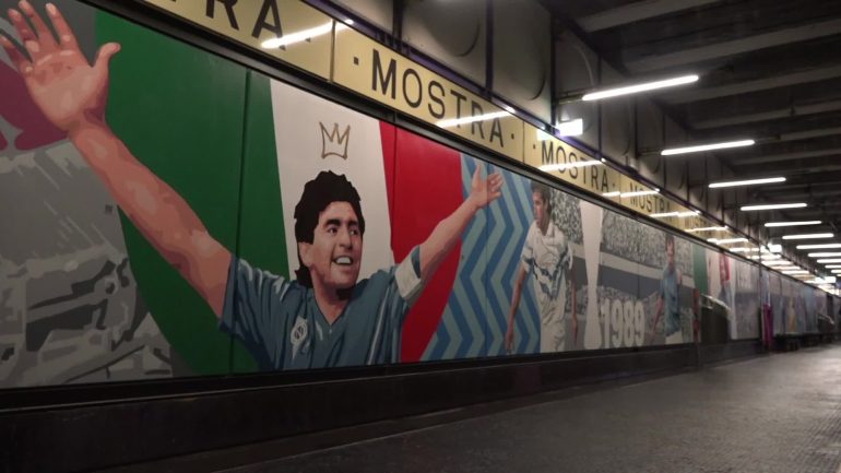 Stazione Eav Maradona a Napoli aperta di notte per i senzatetto