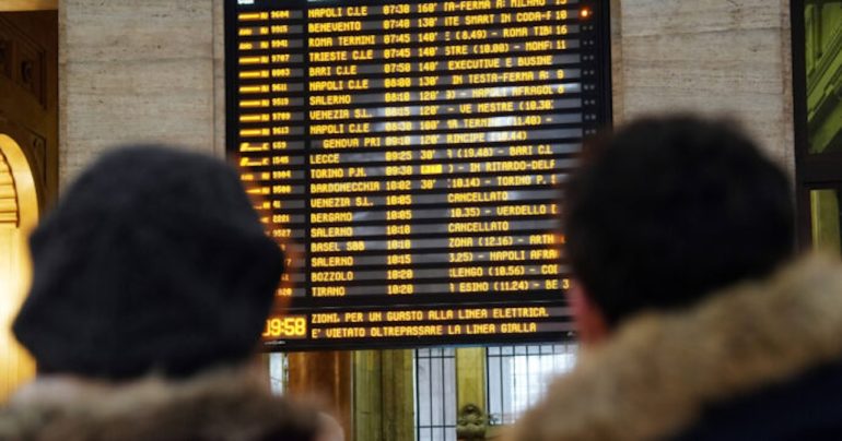 Treni in tilt a Milano: Frecciarossa per Napoli accumula 230 minuti di ritardo