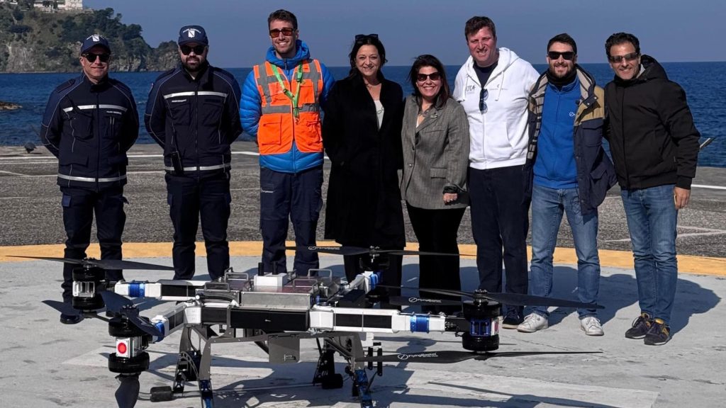 Droni trasporteranno sangue e campioni biologici da terraferma a Ischia in 15 minuti