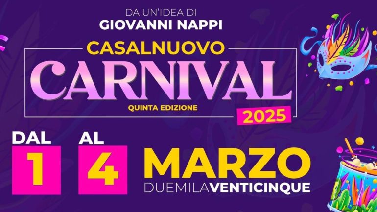 A Casalnuovo prende il via la quinta edizione del Carnevale organizzata da Nappi