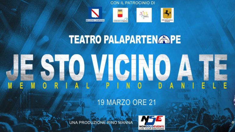 Je sto vicino a te: il 19 marzo al Palapartenope di Napoli il memorial dedicato a Pino Daniele