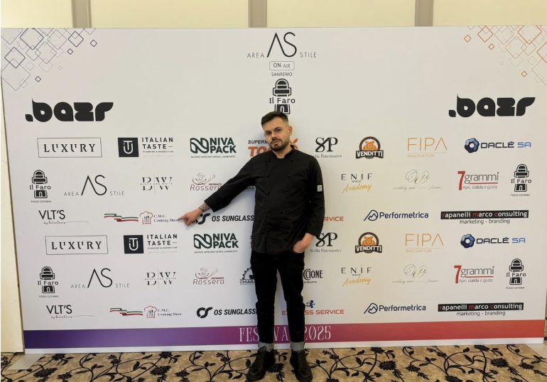 Antonio Criscuolo, tra i protagonisti delle eccellenze della cucina italiana a Sanremo