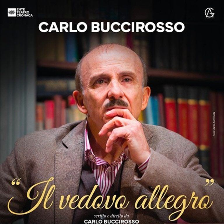 Carlo Buccirosso dal 13 al 16 febbraio torna in scena al Teatro Cilea con la commedia Il vedovo allegro