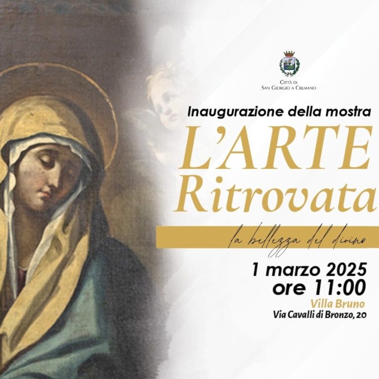 San Giorgio a Cremano, L’arte Ritrovata – La Bellezza Del Divino: il 1 marzo a Villa Bruno