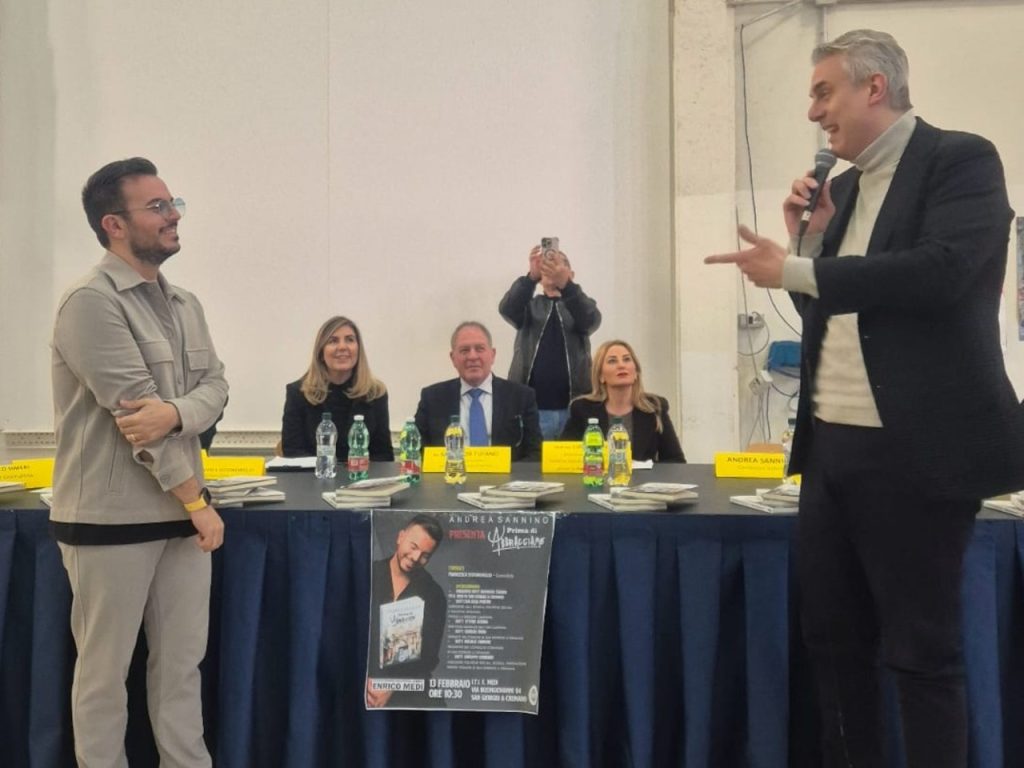 San Giorgio a Cremano: Andrea Sannino incontra gli studenti dell’Iti Medi