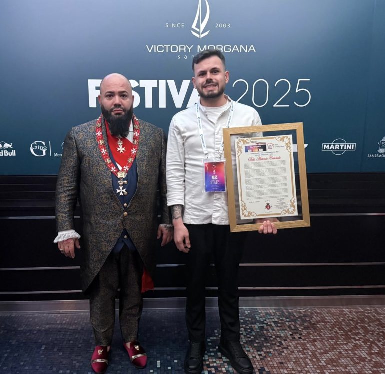 Successo della cucina napoletana a Sanremo con lo chef Antonio Criscuolo e il cavaliere Cutro