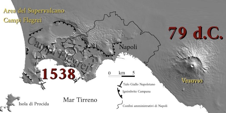 Campi Flegrei: scoperta una delle eruzioni più potenti della loro storia