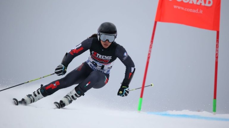 Sci alpino, la napoletana Giada d’Antonio vince il titolo iridato in gigante all’Alpe Cimbra FIS Children CUP