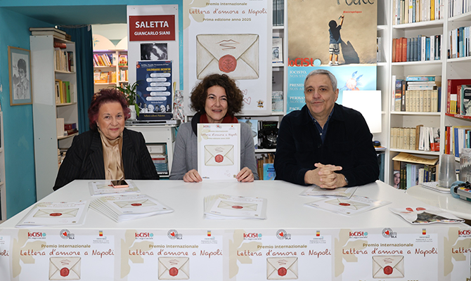 Comune di Napoli - Al via la prima edizione del premio "Lettera d'amore a Napoli"