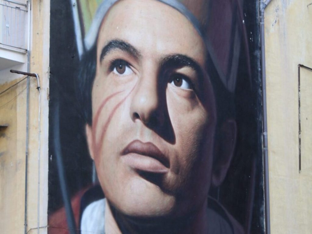 Napoli, il murale di San Gennaro realizzato da Jorit torna a splendere