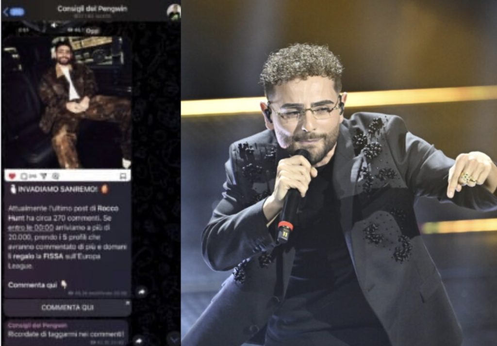 Sanremo 2025, nuova “spia rossa” sul televoto: il caso del Pengwin e Rocco Hunt