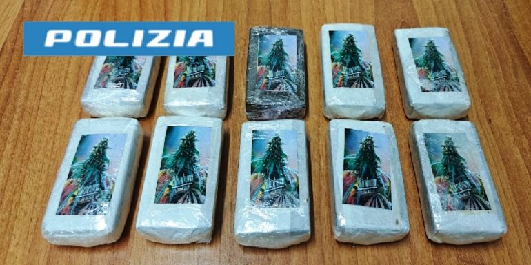 Fermata a Forio con oltre chilo di hashish: arrestata 26enne di Castel Volturno