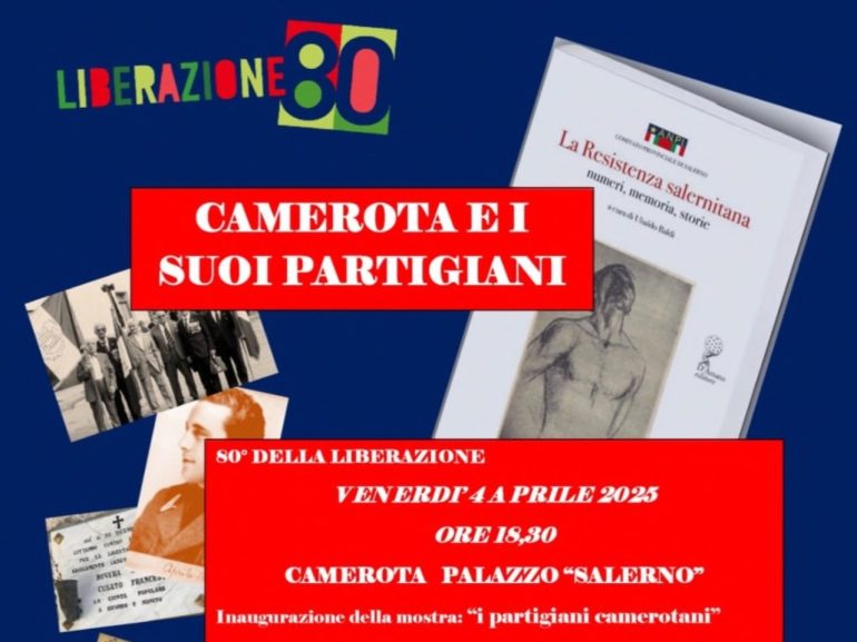 Mostra sui caduti partigiani organizzata dall’ANPI provinciale di Salerno prevista il 4 aprile