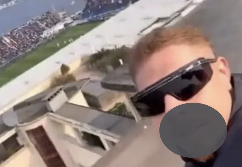 Daspo e denuncia per tifoso del Napoli: era salito su un palazzo a Como per vedere la partita