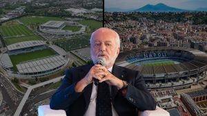 Napoli, De Laurentiis: “Pronto a finanziare il nuovo stadio, ma il Comune deve muoversi”