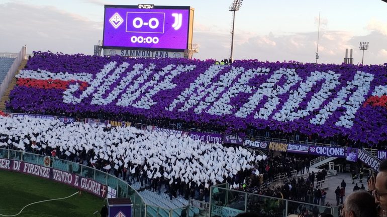 Multa per coreografia anti Juve, la Fiorentina si tutela e valuta azioni nelle sedi opportune