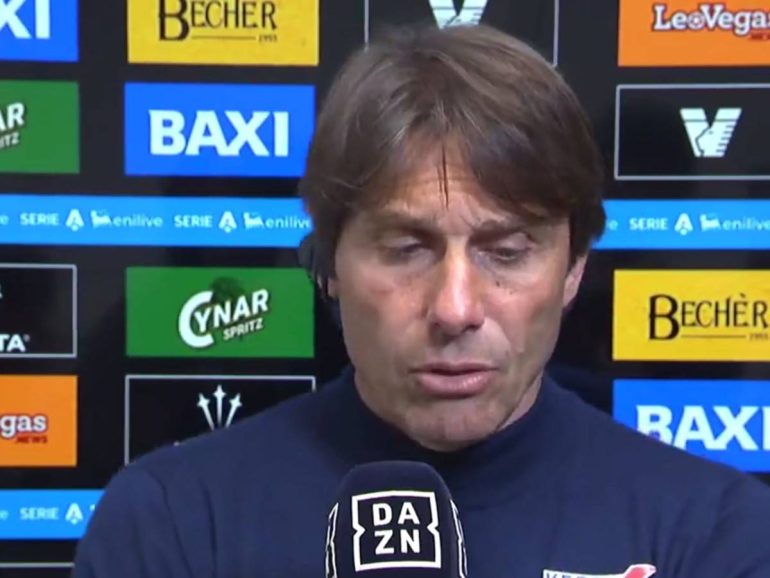 Venezia-Napoli, Conte: “Meritavamo la vittoria, sono contento della prestazione. Ma non tollero il finale…”