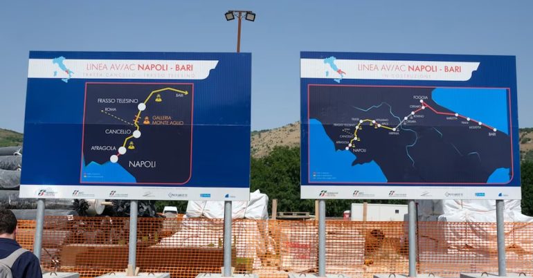 Napoli-Bari in 2 ore e 40 minuti entro il 2025: completati gli scavi delle gallerie Telese e Reventa