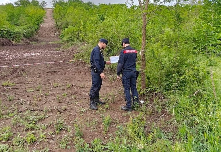 Caserta, strada abusiva in area forestale: scattano le denunce