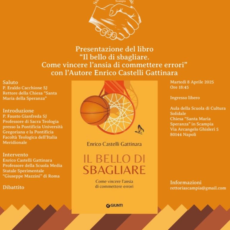 Il bello di sbagliare, presentazione del libro di Enrico Castelli Gattinara a Scampia