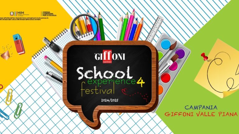 Giffoni Valle Piana si prepara ad accogliere l’evento School Experience 4, una settimana di eventi dal 7 all’11 aprile