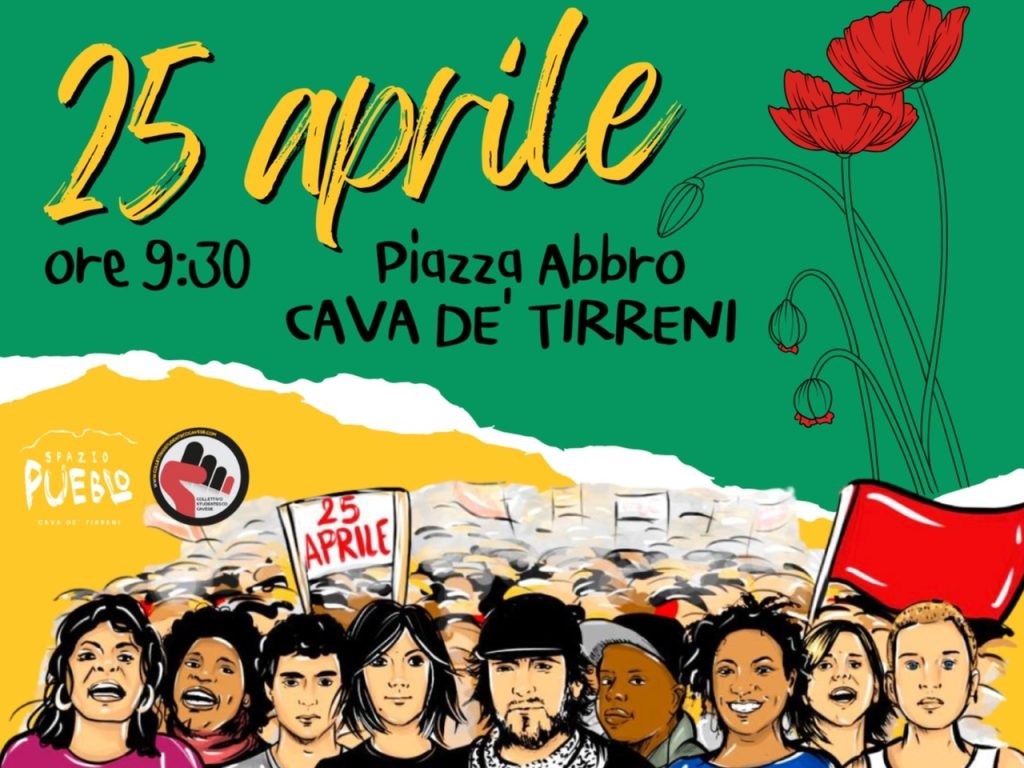 Liberiamoci: il 25 aprile in piazza a Cava de’ Tirreni