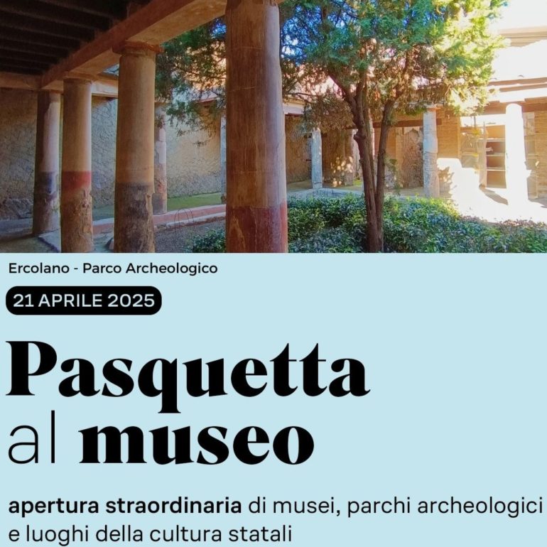 Pasqua e Pasquetta al Parco di Ercolano: un viaggio tra antichi sapori e legni millenari