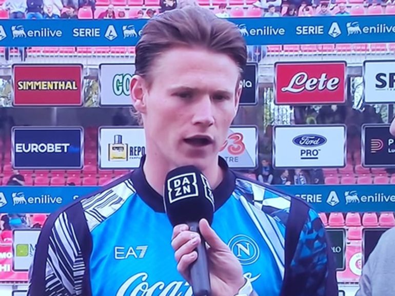 Serie A, Scott McTominay è il miglior giocatore del mese di aprile