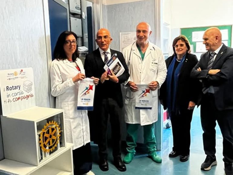 Sorrento, il Rotary tra scuola e ospedale riscopre il valore dell’uomo