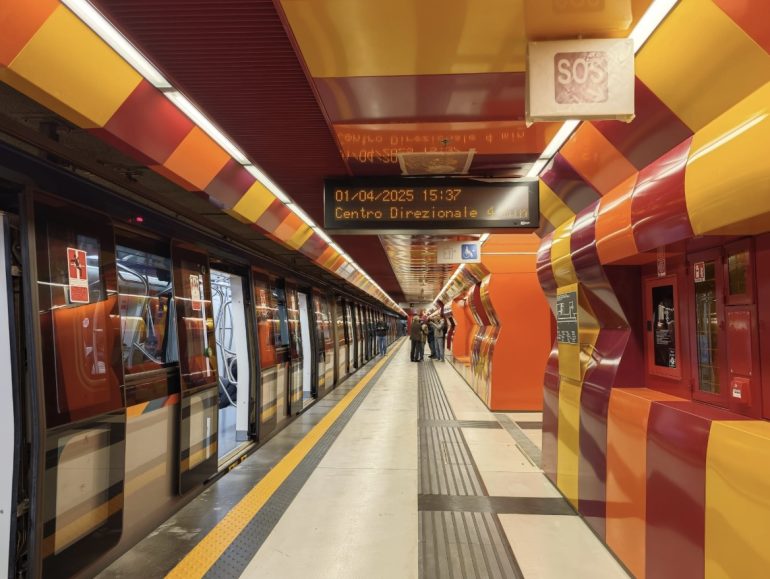 Napoli, inaugurata la stazione “Centro Direzionale” della Linea 1