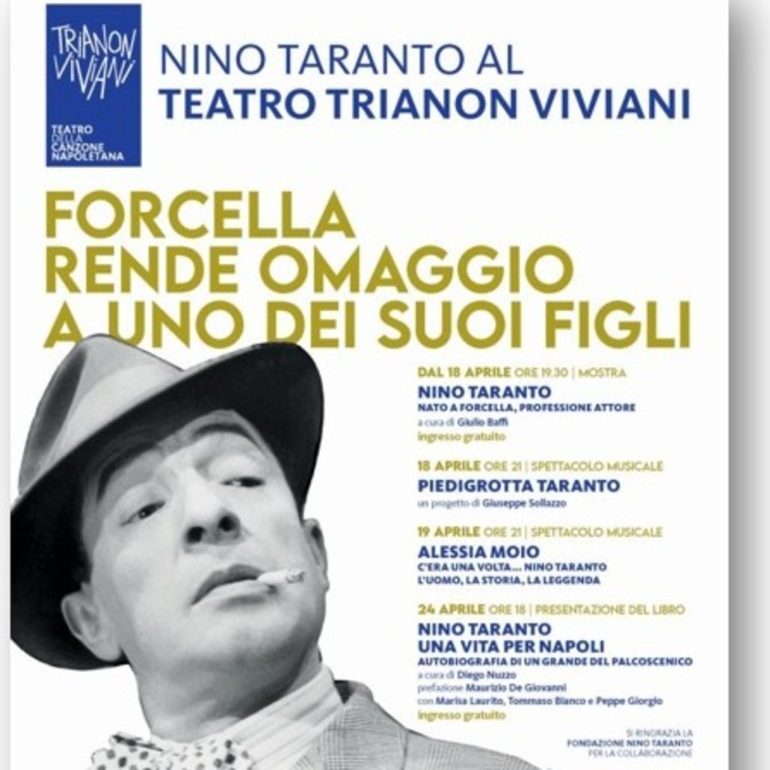 Trianon Viviani, omaggio a Nino Taranto: l teatro della Canzone napoletana ricorda il grande artista figlio di Forcella