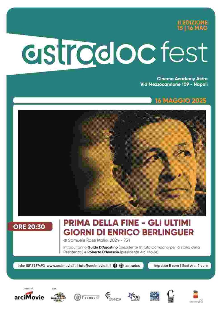 AstraDocFest, a Napoli la II edizione con Alessandro Rossetto, Antonio Capuano e il doc su Berlinguer