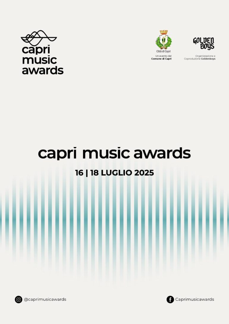 Capri Music Awards 2025: annunciati Serena Brancale e Petit