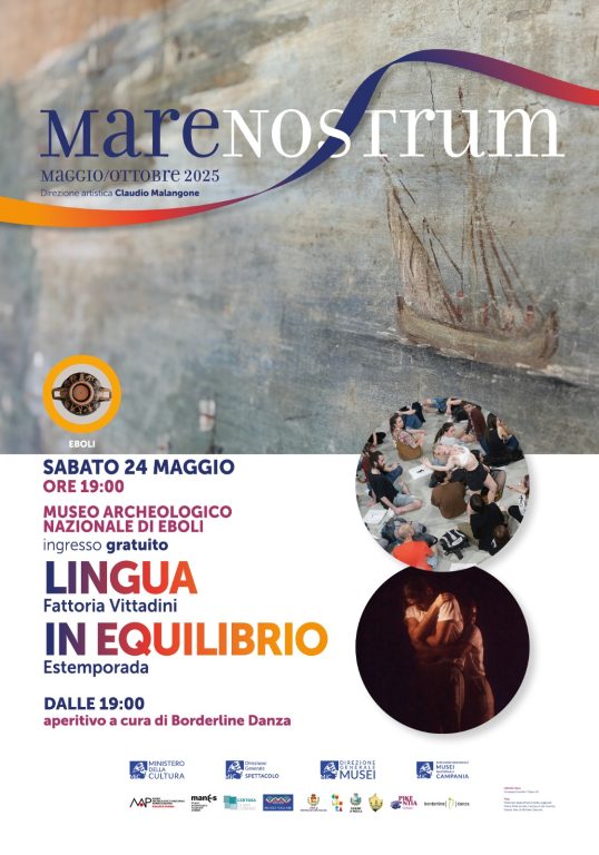 Danza contemporanea al Museo Archeologico di Eboli: secondo appuntamento con Mare Nostrum