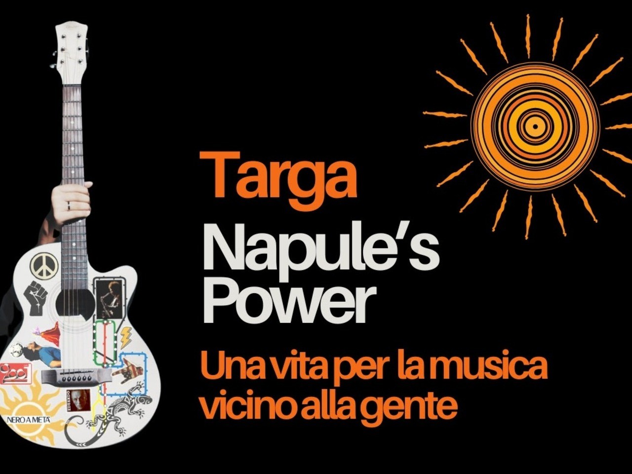 Targa di Napule’s Power a Giordano Sangiorgi