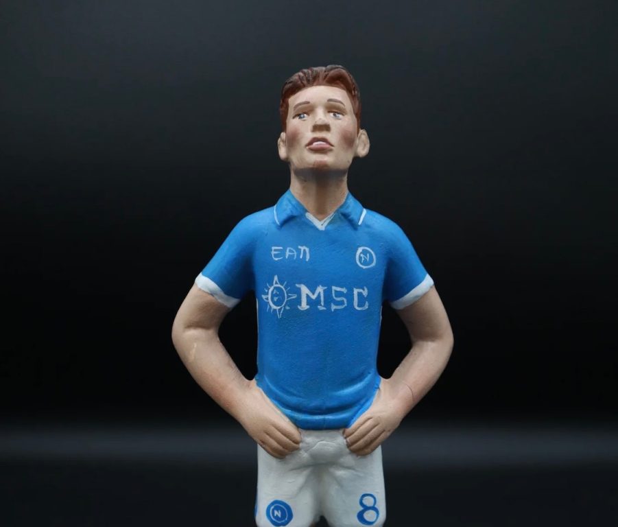 Napoli, boom di statuine di McTominay a San Gregorio Armeno