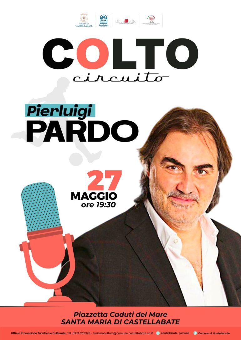 Castellabate, i Salotti Culurali: primo appuntamento con Pierluigi Pardo
