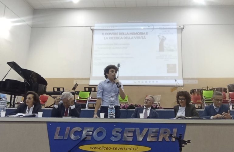 Castellammare, Salvo Palazzolo al Centro del Convegno ANM al Liceo Scientifico Francesco Severi