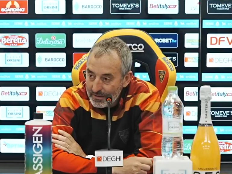 Lecce-Napoli, Giampaolo: “Giocato con il cuore per Graziano, ma i valori in campo erano diversi”