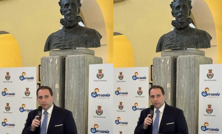 Sorrento diventa ufficialmente “Città di Torquato Tasso”: un omaggio al poeta